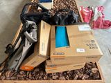 many boxes that are stacked on top of each other