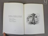 une personne tenant un livre sur lequel figure un dessin