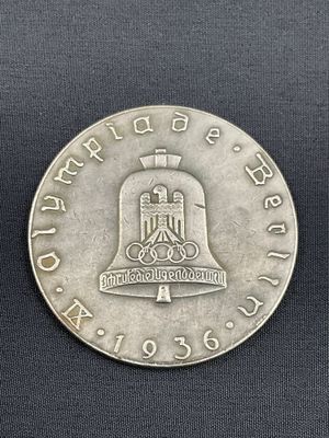Médaille commémorative des jeux olympiques de Berlin 1936.