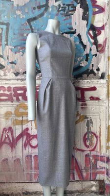 Robe T.S A. VAUTHIER en flanelle grise proto neuf