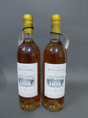 deux bouteilles de vin posées l'une à côté de l'autre sur une table