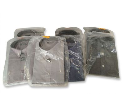 Lot de 7 - CUSTER HOMME - Chemises manches longues - Taille …