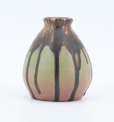Félix GETE (1870-1959) Vase piriforme à col ourlé en céramiq…