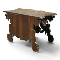 CONSOLE en bois sculpté (photo 4)