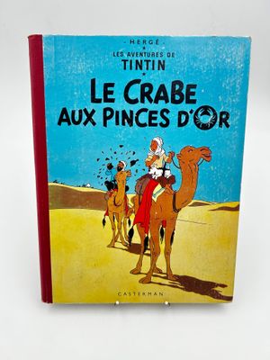 livre pour enfants français, *Le Crabe aux princes d'or*, de Tintin