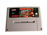 a nintendo game on a white surface with a white background
