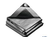 a close up of a black tarp on a white background