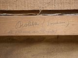 a picture of a piece of wood with writing on it