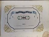 a picture of a certificate that is on a table