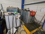 a room with a lot of different types of tanks
