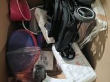 a box full of items that are sitting in it