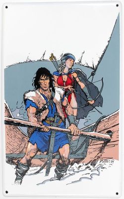 une photo d'un homme et d'une femme dans un bateau