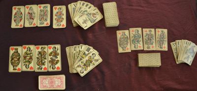 Trois jeux incomplets : C.TITZE SCHINKAY circa 1880 Vienne, …