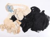 three pieces of clothing that are on a white surface