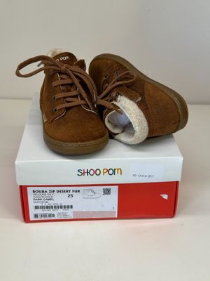 Paire DE Chaussures Enfant Shoo Pom Bouba Zip Desert Fur Tai…