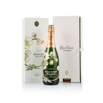 an image of a bottle of champagne with a box on the side