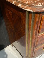 Belle commode en placage de palissandre ouvrant par trois ra… (photo 4)