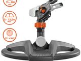 a close up of a black and decker sprinkler on a white background
