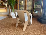 a chair made out of plywood plywood plywood plywood plywood plywood plywood plywood plywood plywood pl
