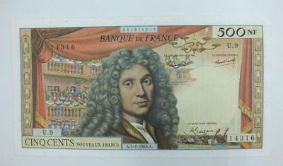 une image représentant un billet de banque sur lequel figure le portrait d'un homme