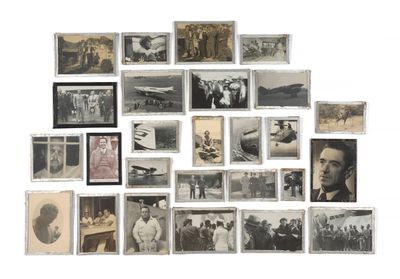 plusieurs vieilles photographies en noir et blanc représentant des hommes et des femmes en uniforme militaire