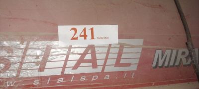 a sign on the side of a boat that reads 24 11