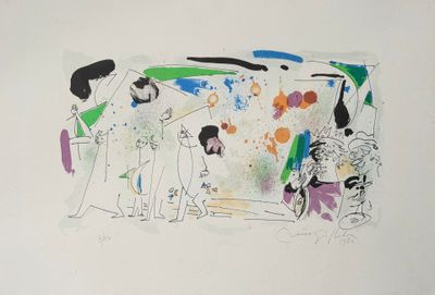 Nino GIUFFRIDA (1924-2015). Composition, 1984