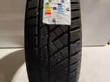 a close up of a tire with a sticker on it