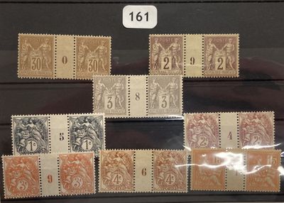 an image of a collection of stamps in a display case