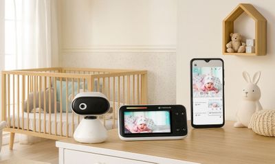 Babyphone Vidéo Motorola PIP1500 Connect – écran couleur 5",…