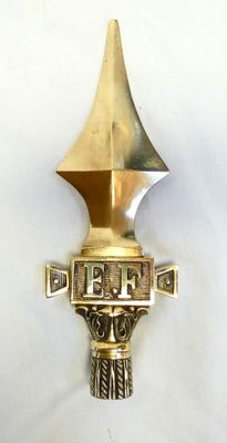 Hampe de drapeau de l'Etat Français.