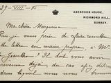 a close up of a piece of paper with writing on it
