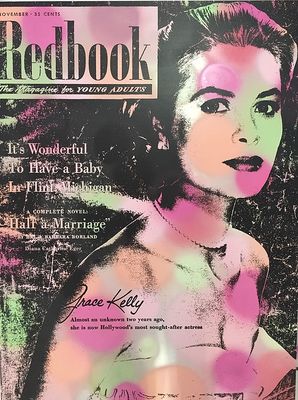 a magazine with a picture of a woman on the cover