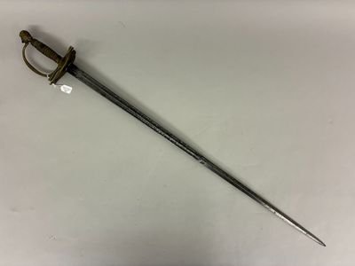 l'image d'une épée sur une surface blanche