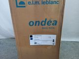 a box with a label on it sitting on the floor