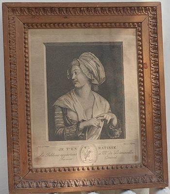 D'après DANLOUX, "je t'en ratisse" graveur BELJAMBE ép XVIII…