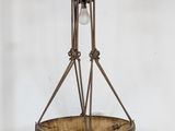 an image of a chandelier hanging from a ceiling in a room