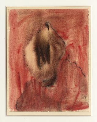 dessin d'un ours sur fond rouge et sur fond blanc