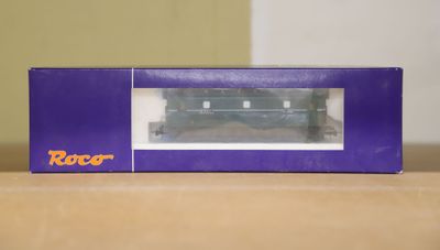a close up of a box with a train in it