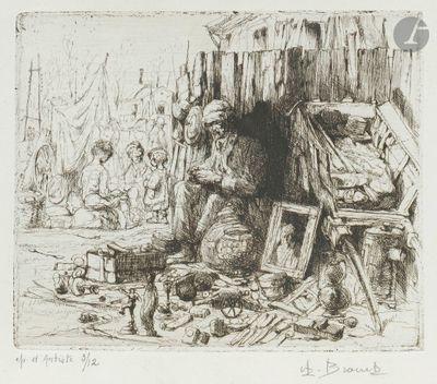 Auguste Brouet (1872-1941) Fripiers à Saint-Ouen.