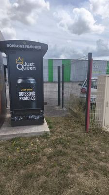 a sign that is on the side of a building