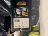 a bag of clothing that has a label on it