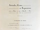 an old book with a black and white title on it