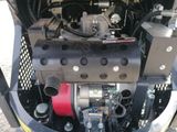 a small engine in the back of a vehicle