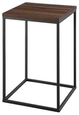 EL16LWSTDW -Table d'appoint carrée en métal et bois, Coloris…