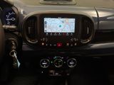 the dashboard of a car with a map on the screen