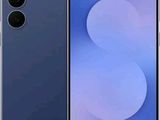 l'avant et l'arrière d'un smartphone bleu muni d'un appareil photo