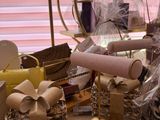 a table with a lot of different items on it