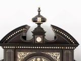 a clock that is sitting on a table