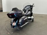 a motorcycle that is parked in a parking lot